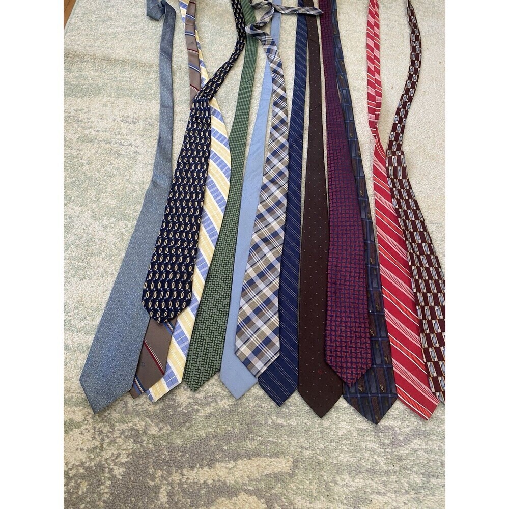 LOT (13) DESIGNER TIES - Christian Dior Brooks Brothers Armani Countess Mara - Picture 5 of 10